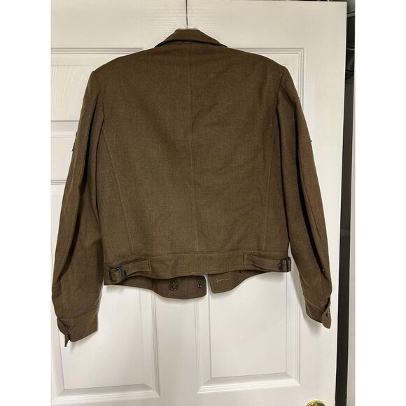 Vintage Jacket 1952 Korean War Military Wool 50s Size 34-L US Army - Picture 2 of 2